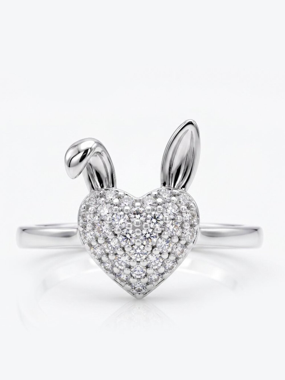Heart Bunny Ring, Bunny Ring Easter Collection